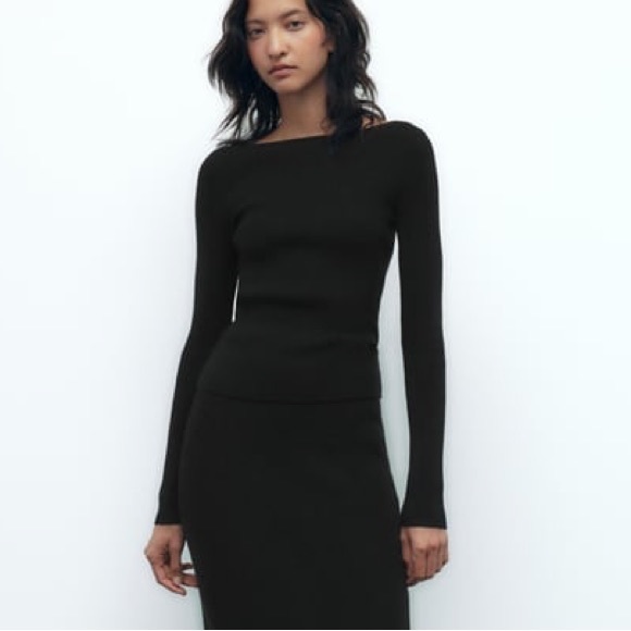 ZARA RIBBED KNIT SWEATER 3390/107 - Picture 2 of 2